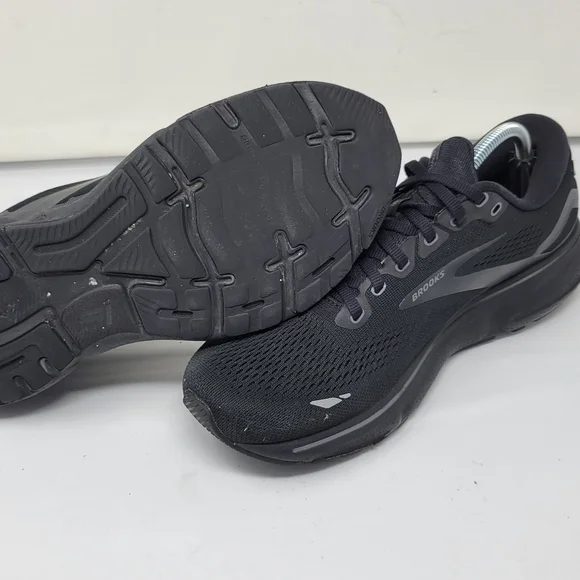 Brooks Ghost 14 Black Sneakers Sz 10 - Picture 8 of 10